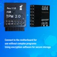 thumbnail image 4 of 14Pin TPM2.0 Module, Easy To Connect Encryption Security Module Compact Design Secure Storage  for  10 11 Motherboard, 4 of 7