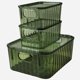 thumbnail image 2 of Typpkmm Set De 3 Cajas Organizadoras AcríLicas Verdes Con Tapa Multiusos Para Refrigerador, 2 of 3