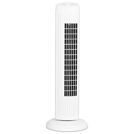 

Drevy Tower Fan 28-Inch Oscillating Tower Fan Quiet Cooling Whole Room Bladeless 3 Speed 3 Wind Mode Oscillating Tower Fan for Bedrooms Living Rooms Kitchen (White)