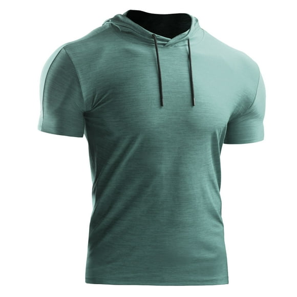 toraway Sweatshirts for Men Black Winter Men's Summer Plus Plus Size Loose Sport Hooded Sleeved Hoodie XXL