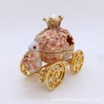 thumbnail image 5 of Klon Jewelry Hinged Metal Enamel Figurine Collectible Wedding Ring Holder Rabbit Sculpture Easter ., 5 of 5