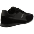 thumbnail image 3 of Boss Rusham Low Men's Low Top Lace Up Synthetic Trainers In Black Size 10, 3 of 6