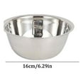 thumbnail image 2 of Stainless Steel Thickened Multifunctional Large Mixing Bowl, 0.24 Gallon Heavy Duty Kitchen Basin for Food Prep Baking Salad Marinating, Freezer Dishwasher Safe, 1 Pot, 2 of 5