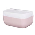 thumbnail image 1 of Soporte de caja de almacenamiento para papel tisú impermeable montado en la pared caja de almacenamiento de papel tisú Estuche de plástico para baño Advancent JJ24166-02, 1 of 3