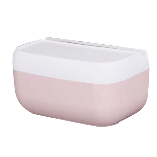 Soporte de caja de almacenamiento para papel tisú impermeable montado en la pared caja de almacenamiento de papel tisú Estuche de plástico para baño Advancent JJ24166-02