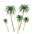 thumbnail image 3 of Modelo 15 unids Miniatura Paisajismo Diseño Modelo Árbol de Plástico Palmeras Tren Coconut Rainforest Home Garden Decoration Romacci Modelo, 3 of 7