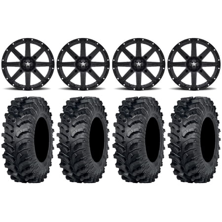 MSA Clutch 15 Wheels Black 32 MT911 Tires Polaris RZR XP 1000 / PRO XP / Ranger XP 900/1000