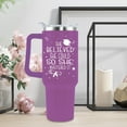 thumbnail image 2 of She Believed She Could So She Mastered It Masters Graduation Gifts for Her Him Masters Degree Tumbler Coffee Mug 40oz with Handle and Straw, 2 of 6