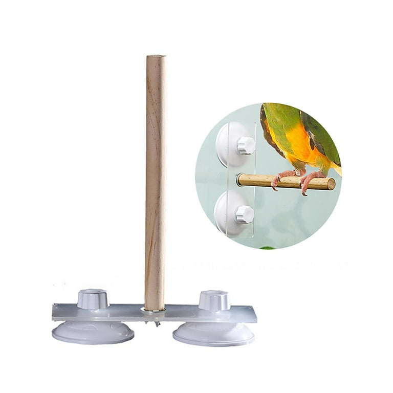 Wall mounted top bird perch