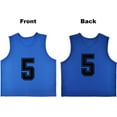 thumbnail image 2 of YOUI-GIFTS RE-HUO&nbsp;12 Pack&nbsp;Numbered（1-12） Scrimmage&nbsp;Vests/Sport Pinnies/Training&nbsp;Bibs&nbsp;for Basketball ,Soccer, Volleyball and Baseball, 2 of 7