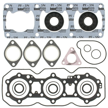 Winderosa Gasket Set Compatible With/Replacement For Polaris 600 Triumph 2000, XLT Touring 1998 1999, XLT SP 600 1996-1999, XLT LTD 600 1997 1998, XLT Classic 600 1998 1999, Indy 600 XCR 1995 1996