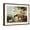 Brown Frame, variant on Art.com Bay Horse and White Dog Art Print by George Stubbs, Black Frame Wall Art, 29" x 23"