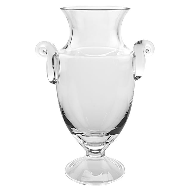 Vase Trophée Européen en Cristal Soufflé à la Bouche 14 Pouces