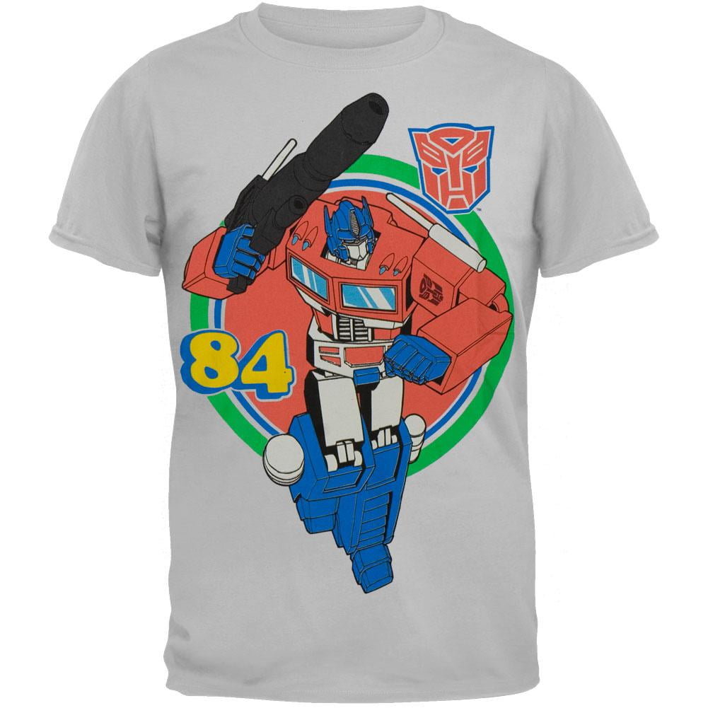 Movies & TV - Transformers - Optimus Prime Grey T-Shirt - Small - Walmart.com - Walmart.com