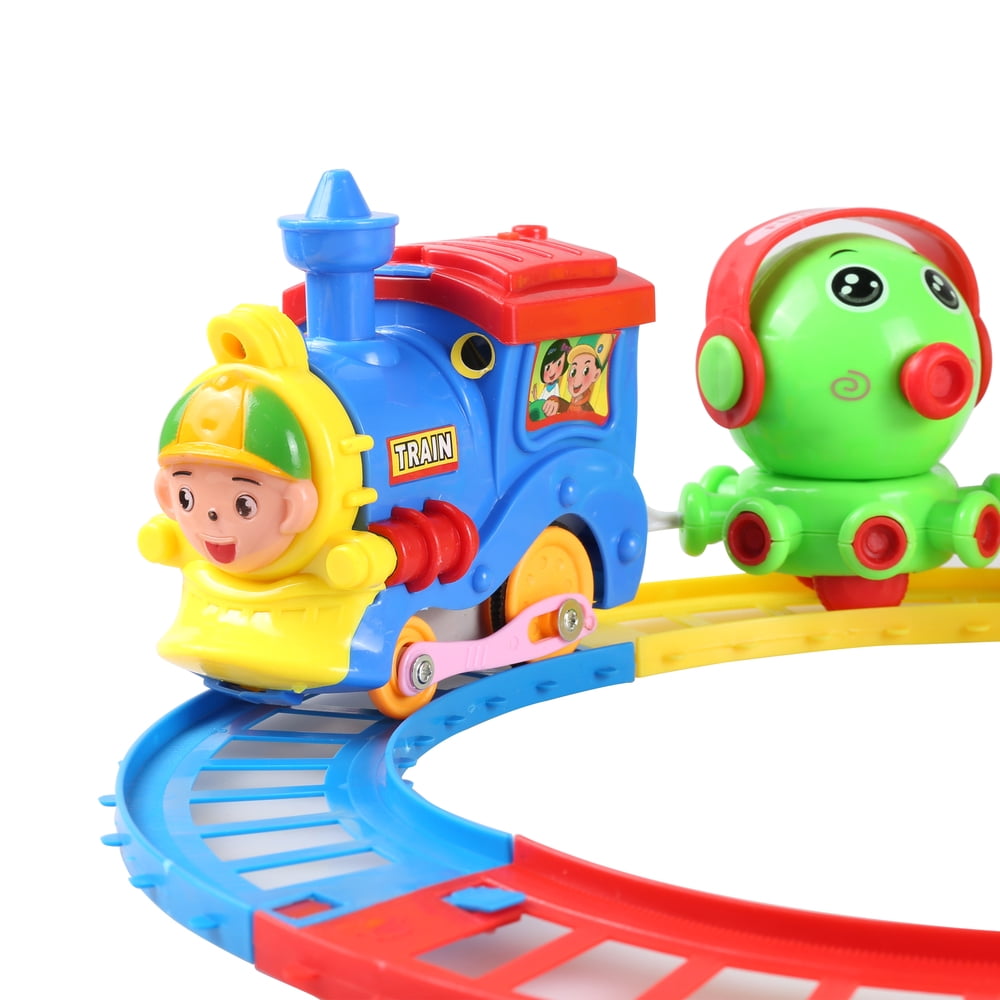 Kids Toy Musical Animal Friend Train and Track Play Set