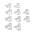 thumbnail image 3 of Adornos de Plástico en Forma de Corazón Rellenables Transparentes, Manualidad DIY, Decoraciones para Árboles de NaviDad, 3 of 7