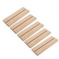 thumbnail image 1 of Soporte De Clip De Tarjeta De Madera De 5 Piezas, Soporte De Exhibición De Fotos De Números De Madera, Para Cena De Boda De Oficina De Hotel / Restaurante ANGGREK Wooden Card Clip Stand, 1 of 8