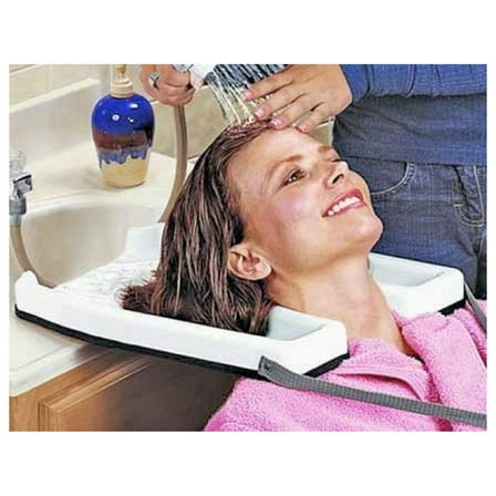Safety Contoured portable salon home Shampoo hair washing sink tub tray Medical