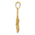 thumbnail image 2 of 14k Yellow Gold Eagle Charm Pendant, 2 of 4