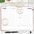 thumbnail image 5 of Naler 2027 Daily Hourly Planner 5.7"x 8.3" - One Page a Day (12 Month),Hardcover A5 Weekly Monthly Diary Planner Agenda Notebook,Brown, 5 of 8