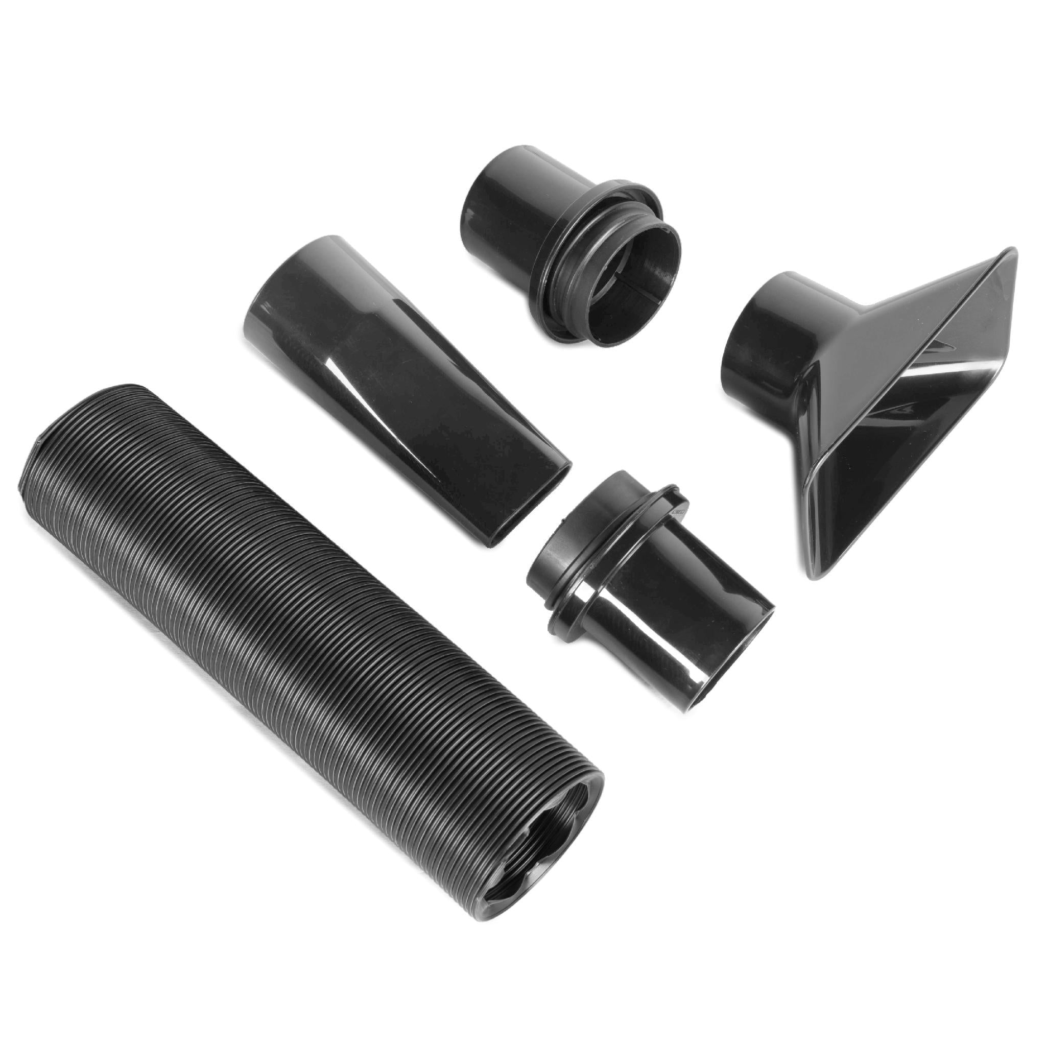 WEN 2.5-Inch by 36-Inch Flexible and Sculptable Dust Hose Kit with Couplers and Adapters