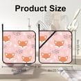 thumbnail image 2 of PRIYAL Lemon Fruits Pot Holders Set of 2 Heat Resistant & Non Slip Potholders, White Flower Oven Hot Pads for Kitchen Cooking Baking Barbecue, 2 of 14
