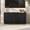 Black, variant on Hanson Rectangular TV Stand for TV's up to 55" in Black Grain