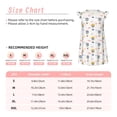 thumbnail image 3 of Fotbe Hot Air Balloon Vestido de Dormir para Niñas de 3 a 10 Años, Mangas Cortas, Estilo Princesa, Pijama Camisón con Mangas Voladas-Medium, 3 of 6