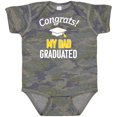 thumbnail image 3 of Inktastic Congrats My Dad Graduated with Cap Boys or Girls Baby Bodysuit, 3 of 5