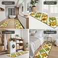 thumbnail image 5 of Sunflower Checkered Pattern Kitchen Rugs Sets Of 3,Kitchen Runner Rugs Non Skid Washable,Decorative Kitchen Floor Mats for Kitchen,Sink,Laundry,17"x30"+ 17"x47" + 17"x59", 5 of 6
