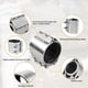 thumbnail image 3 of 2X Kit de Abrazaderas para Reparación de Tuberías: Abrazadera de Acoplamiento para Tuberías de Plástico y Metal, Sellador de Fugas de Emergencia de 3/4 de Pulgada (26-29 mm), 3 of 5