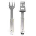 thumbnail image 5 of TTJ Bbq Set 5 In 1 Stainless Steel Grill Tool Kit Turners Forks Tongs Bottle Opener Removable Tongs Heavy Duty Barbecue Accessories for Camping Tailgate Grilling, 5 of 6