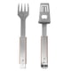 thumbnail image 5 of Juego de Herramientas 5 En 1 para Parrilla de Acero Inoxidable | Pinzas para Barbacoa, Tenedor, Espátula, Sierra para Carne y Abridor de Botellas | Diseño Plegable Desmontable con Mangos de Madera |, 5 of 6