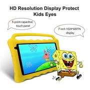 BYYBUO K7 Kids Tablet,7 inch Android Tablet for Kids,2+2GB +32GB Storage,Toddler Tablet with Drop Protection Case and Eye Protection Screen, WIFI Bluetooth Gift for Kids (Blue)
