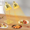 thumbnail image 5 of Corded Food Insulation Lamp, 500W Food Warmer Light, Tabletop 2-Head Food Warming Lamp used for kitchens, cafeterias, restaurants, bakeries, 5 of 20