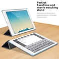 thumbnail image 3 of iPad Mini 1/2/3 Case - Slim Lightweight Shell Smart Cover Stand, Hard Back Protection with Auto Sleep Wake for Apple iPad Mini 1/2/3 (Dark Blue), 3 of 7