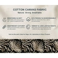 thumbnail image 5 of Soimoi Cotton Canvas Fabric By 10 Yard | Printed Leaves Print in Black | 56 Inch Wide | Medium Weight, Durable Material for Upholstery, Bags, Curtains & Crafts, 5 of 7