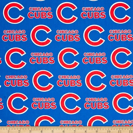 - MLB Cotton Broadcloth Chicago Cubs Blue/Red Fabric By The Yard, Quilting Cotton By Fabric Traditions