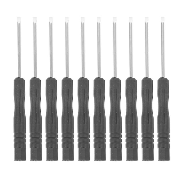 MasteelfCA 50pcs Flathead Screwdriver Pocket Screw Driver Slotted Tip Screwdriver