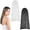 Black+white, variant on Duslogis 2 Pcs Mesh Crochet Hair Nets for Sleeping, Long Knit Snood Cap Cover Crocheted Shower Caps Hat for Women Long Curly（Black，Pink）