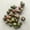flower green, variant on 20pcs Natural Stone Quartz Crystal Mushroom Pendants Jewelry Accessories Making-sodalite