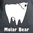 thumbnail image 3 of CafePress - Molar Bear Polar Tooth Bear T Shirt - Women's Traditional Fit Dark T-Shirt, 3 of 4