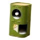 thumbnail image 4 of Casa para gatos con 2 almohadillas, 2 niveles, de fieltro, accesorio para mascotas, juego, previene daños en los muebles. Verde, 4 of 8