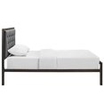thumbnail image 3 of Hawthorne Collection Twin Tufted Panel Bed in Brown and Gray, 3 of 7