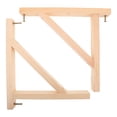 thumbnail image 2 of Miangastore 2pcs Shelf Mounting Bracket Wall Mounted Shelf Support Shelf Bracket Triangular Shelf Bracket, 2 of 8