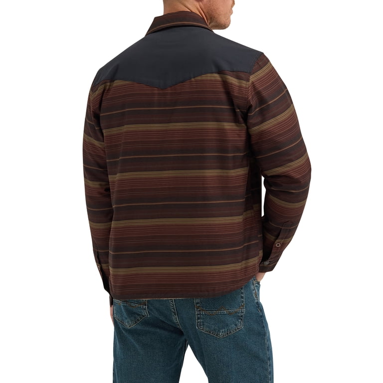 Wrangler Men's Heavyweight Shirt Jacket with Sherpa Lining photo 2