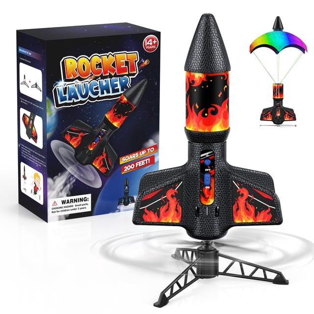 Kits de cohetes Recico modelo Rocket Launcher con set de lanzamiento rojo