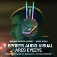 thumbnail image 4 of Siivton Gaming Headset with Microphone, Compatible with PS4 PS5 Xbox One PC Laptop Nintendo Series X|S, Over-Ear Headphones with LED Light, Noise Canceling Mic, 7.1 Stereo Surround Sound, 4 of 7