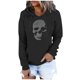 thumbnail image 2 of Puntoco Mujer Moda Casual Impreso Blusa de manga larga Bolsillo Pullover tops Sudaderas con capucha Puntoco Puntoco-312, 2 of 7