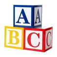 thumbnail image 2 of Nouveaux Essentiels pour la Maison Collation des Grades Retour à la Maison Fête Lettres Colorées ABC Boîte en Papier Décoration Événement Intérieur Accessoires de Fête, 2 of 7